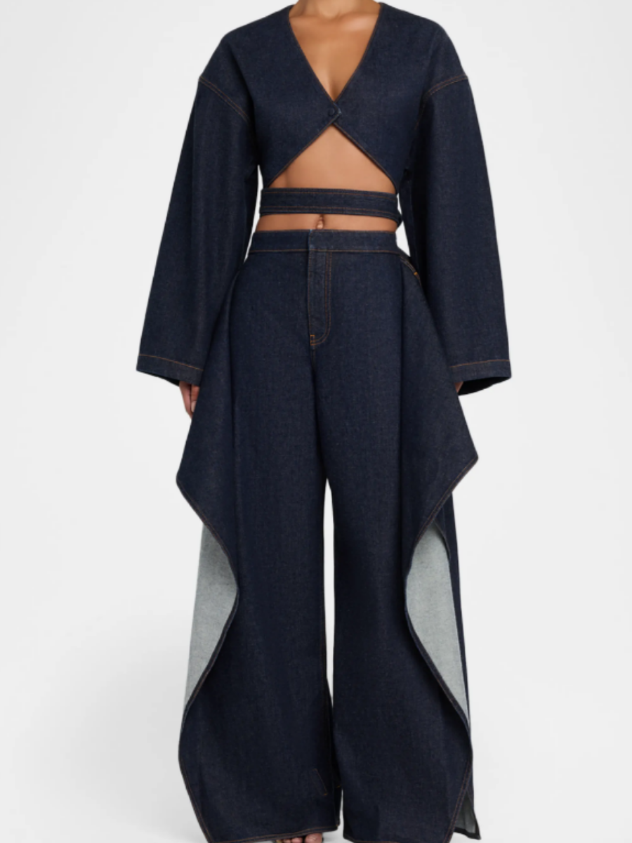 Stylish Denim To Denim Set
