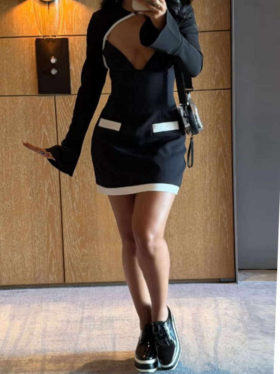 Sexy Black Mini Dress