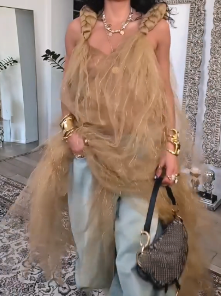 Sexy Tulle Top Dress