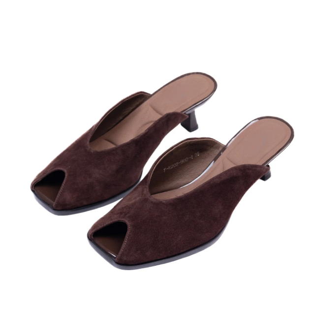 Chic Suede Mules