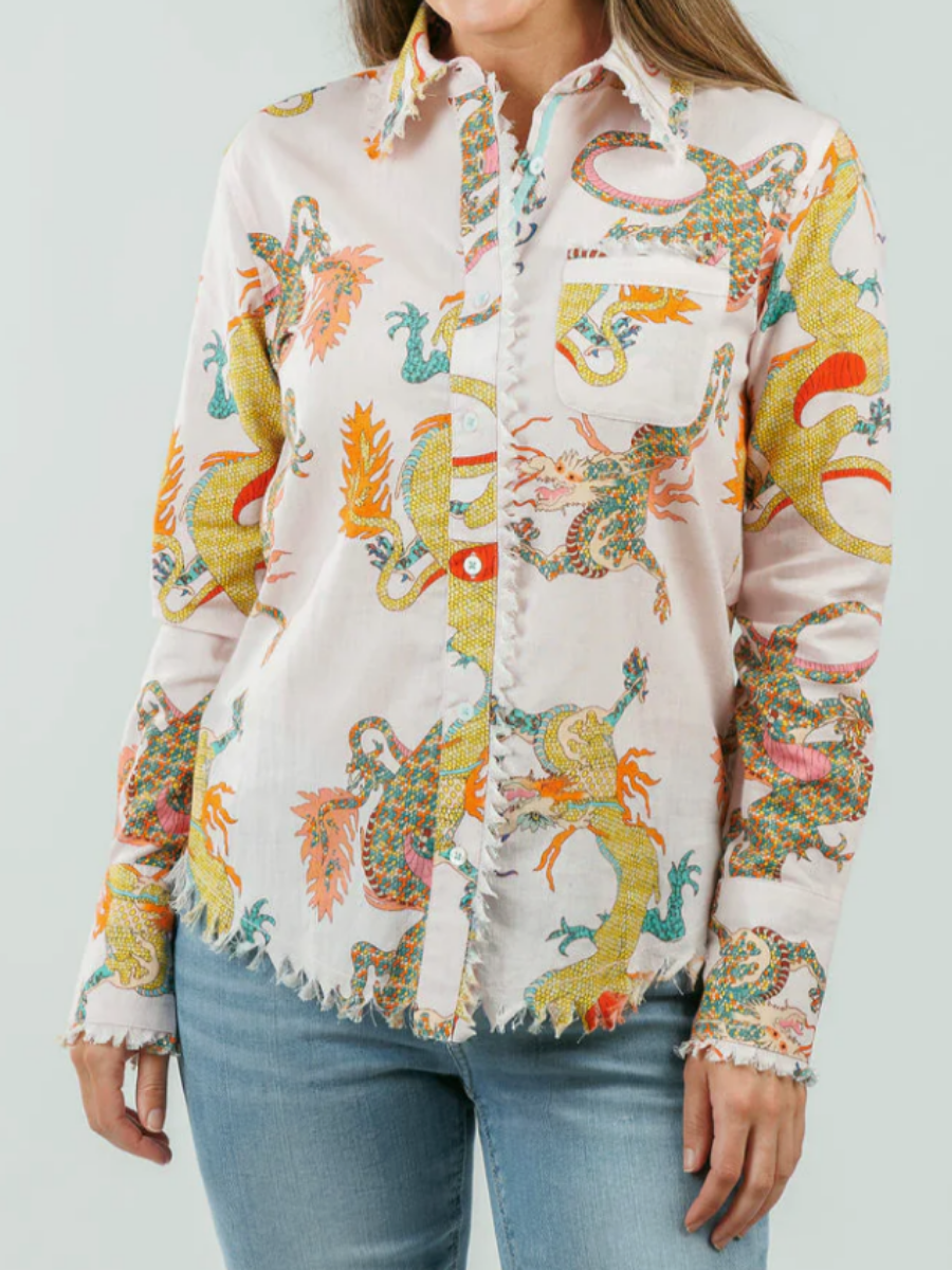 Mystic Dragon Print Shirt