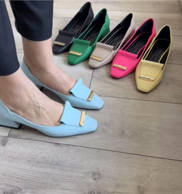 Chic Low Block-Heel Shoes