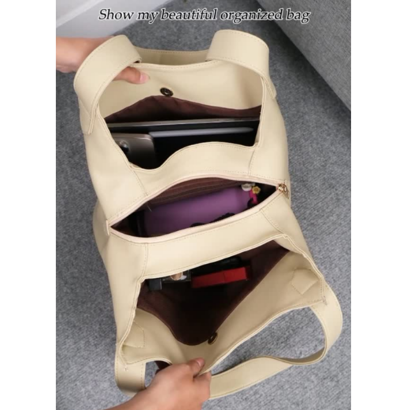 Multi-Layer Storage Daily Shoulder Bag