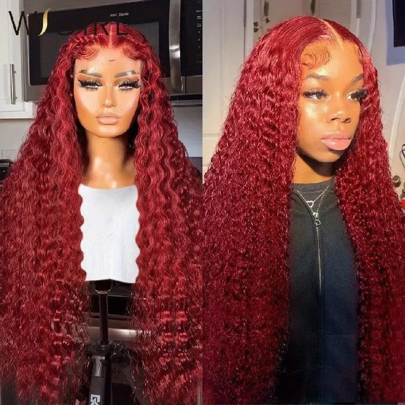 Water Wave Human Hair Wear Go Wigs Lace Frontal Wigs