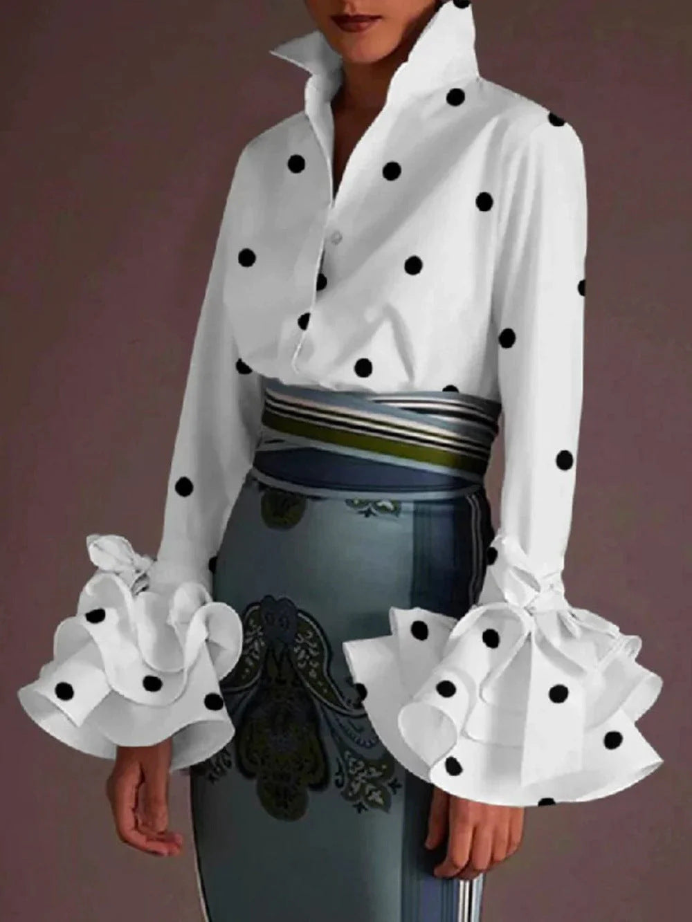 Chic Button Down Blouse
