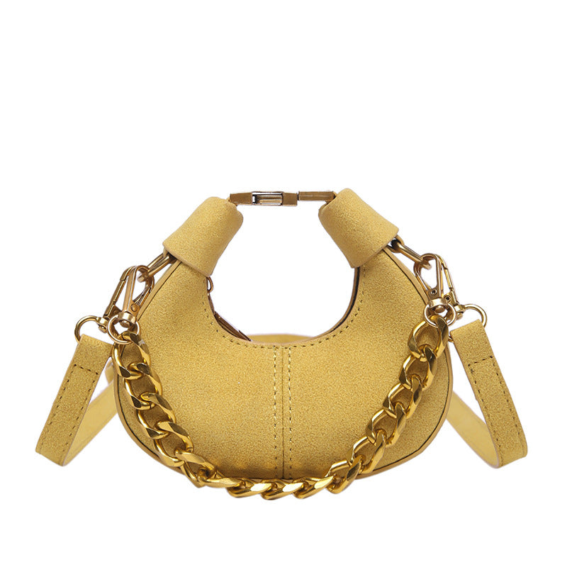 Suede Crossbody Mini Bag