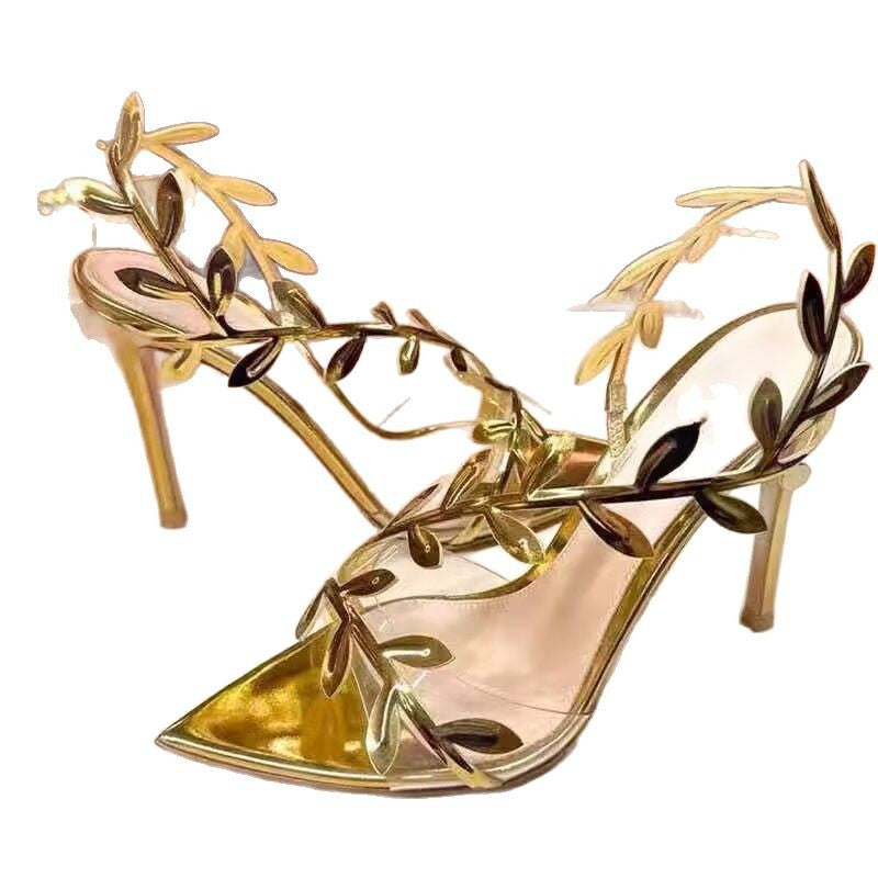 Chic Leaf Heels