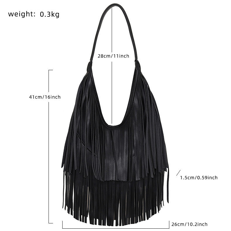 Fashion Tassel Shoulder Bag