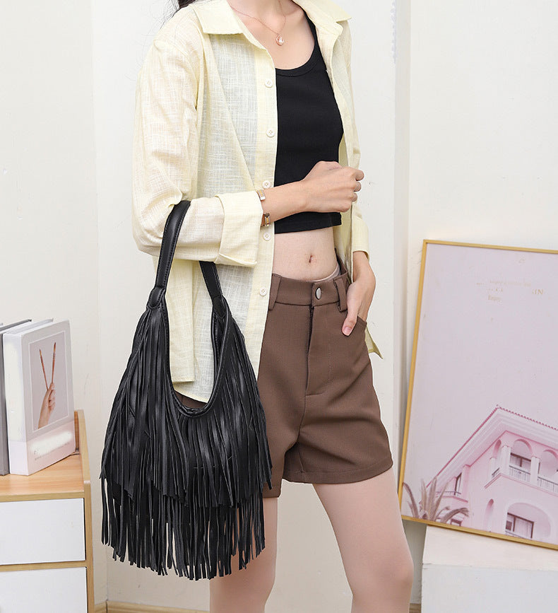 Fashion Tassel Shoulder Bag