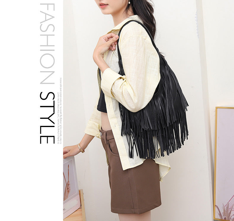 Fashion Tassel Shoulder Bag