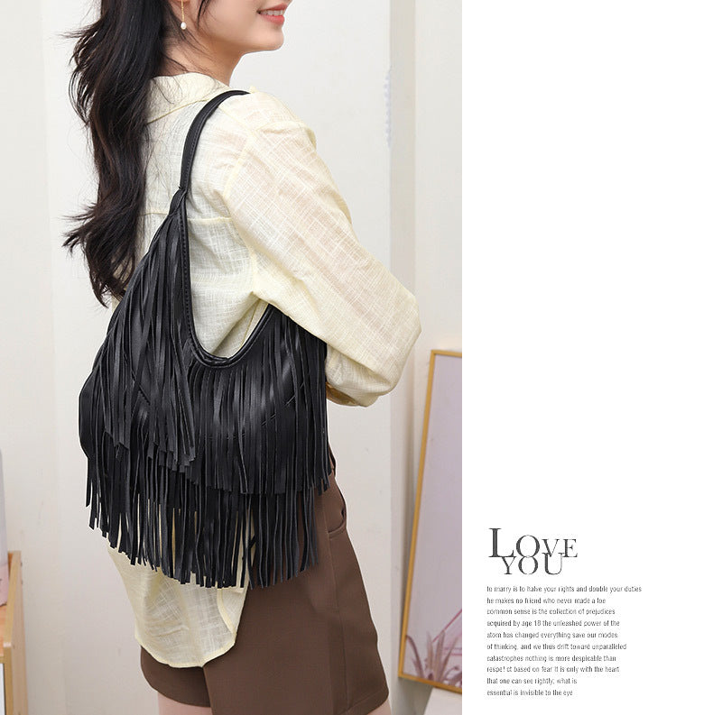 Fashion Tassel Shoulder Bag