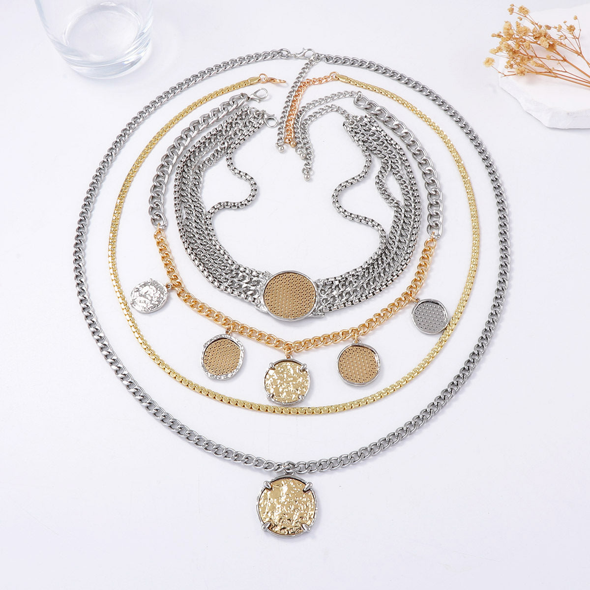 Chic Set Of 4 Necklace