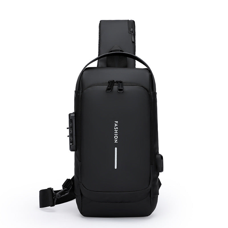 Anti Theft Password Lock Crossbody Bag