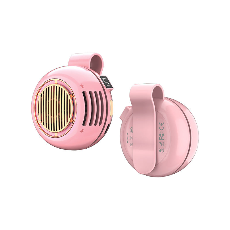 Clip On Fan - Bladeless Rechargeable Mini Cooling Fan 360 Rotatable Head