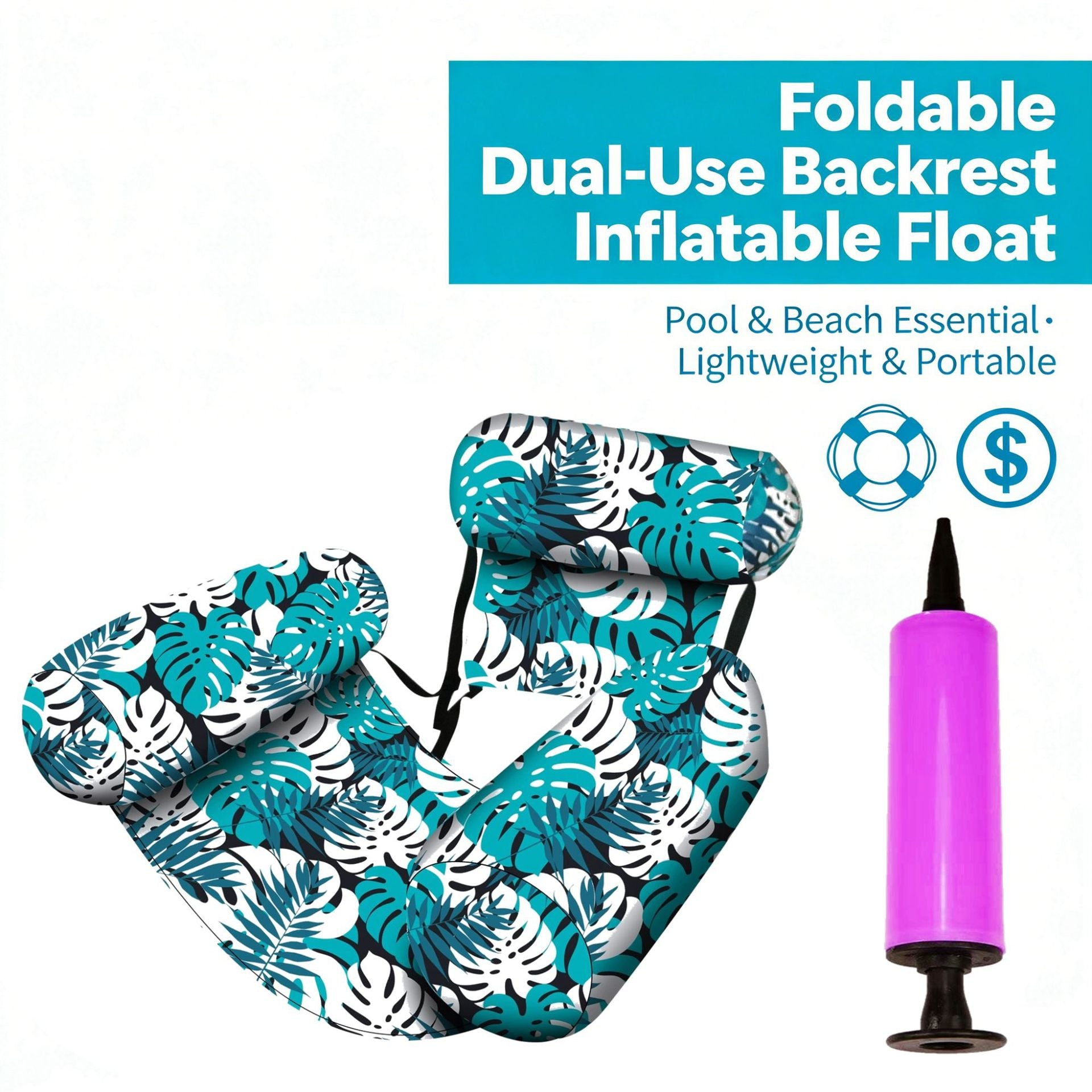Pool Float With Adjustable Straps