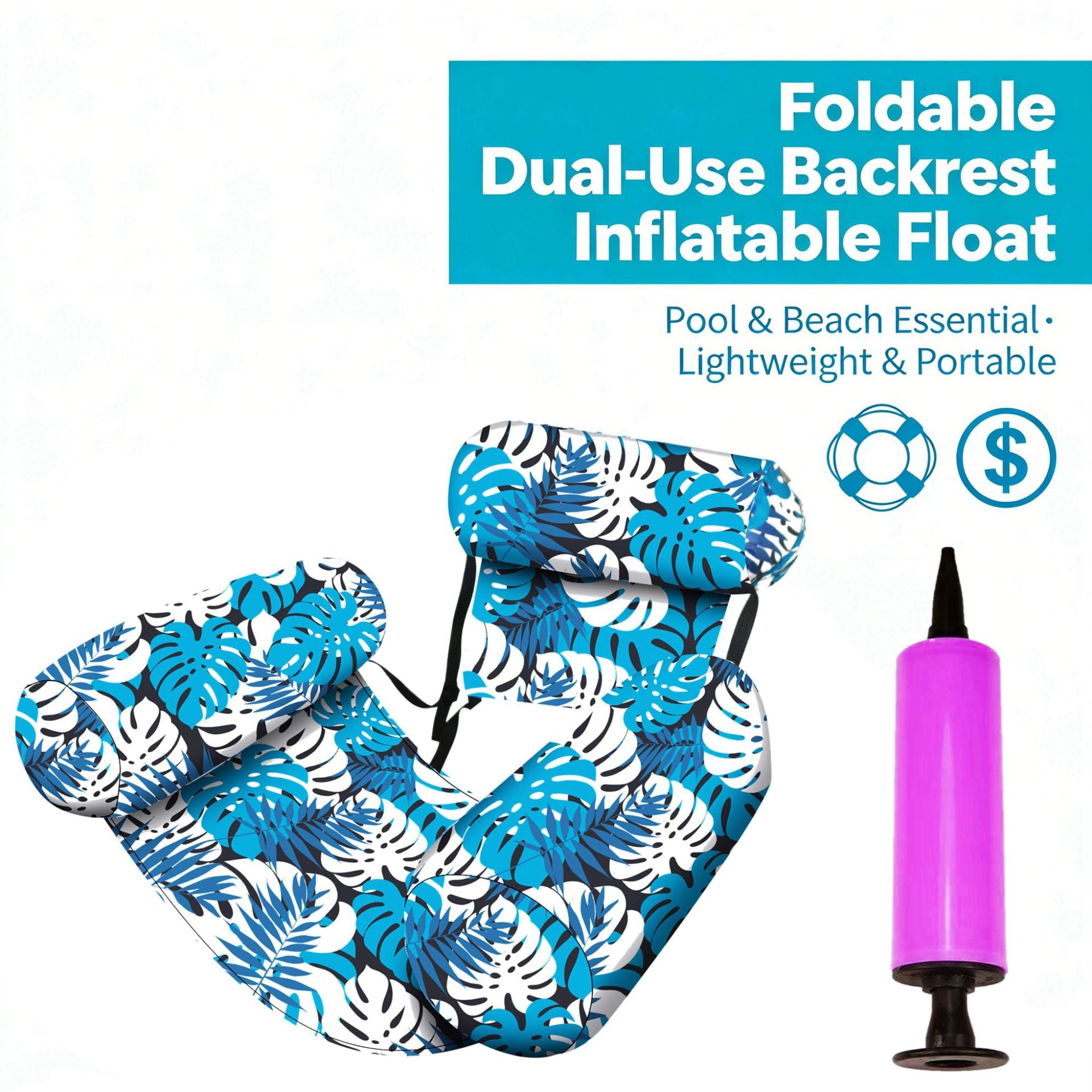 Pool Float With Adjustable Straps