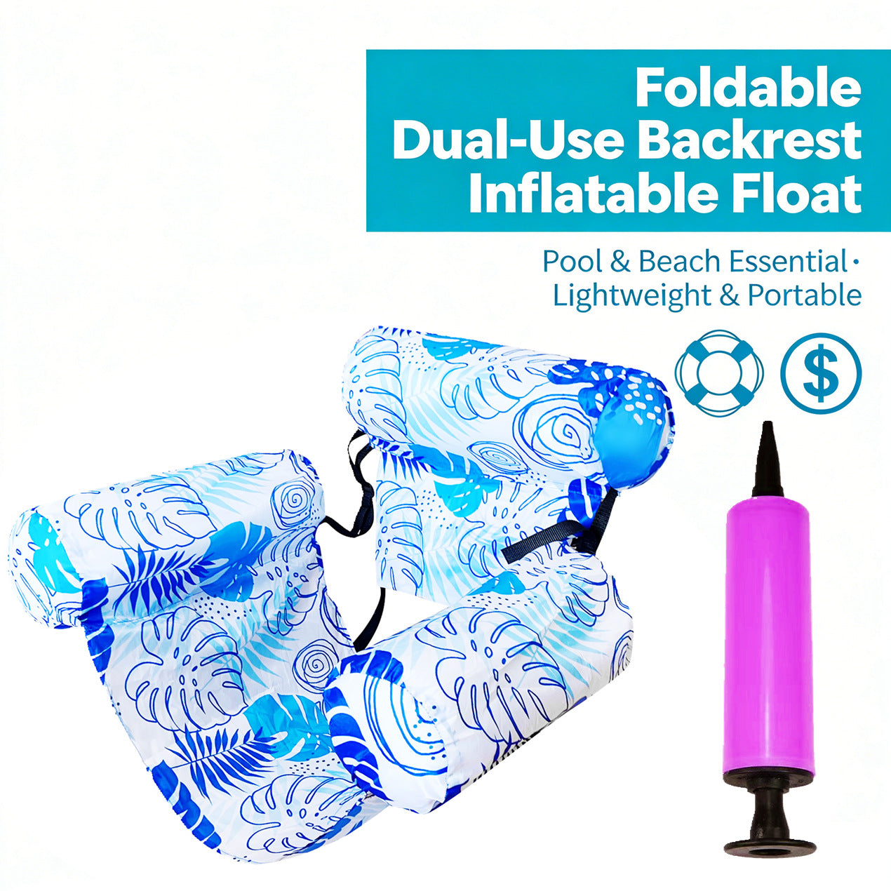Pool Float With Adjustable Straps