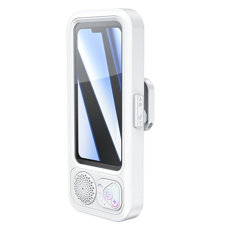 Waterproof Shower Phone Holder with Bluetooth-Speaker