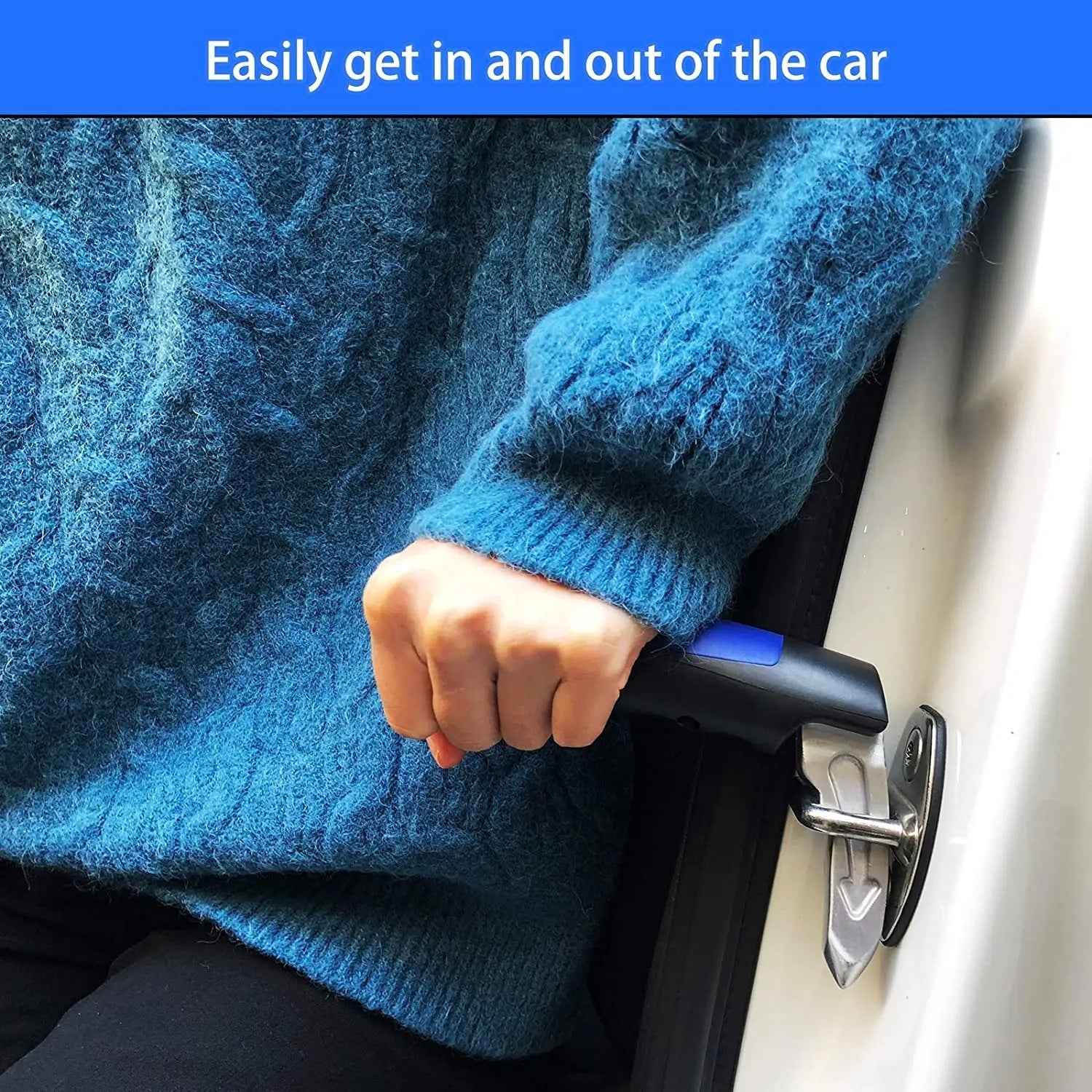 Multi-functional Car Door Handles For The Elderly