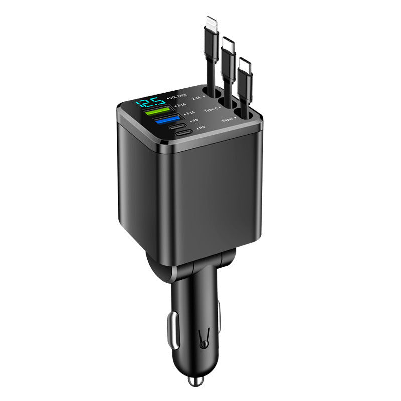 Super Fast Retractable Car Charger