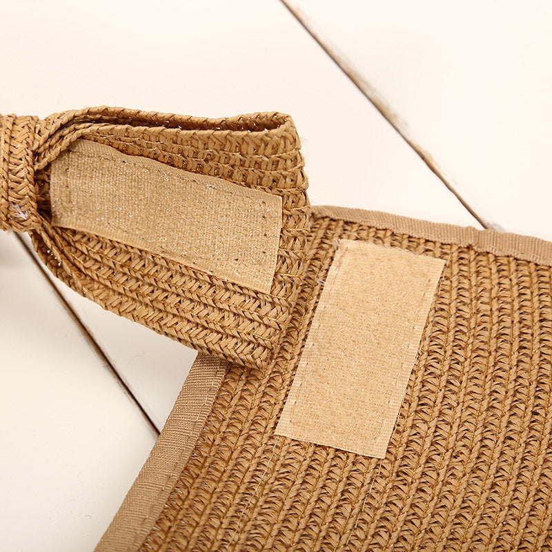 Open Top Straw Visor Hat