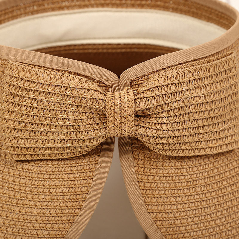 Open Top Straw Visor Hat