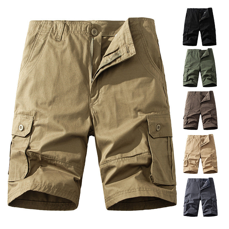 Men's Summer Cargo Shorts With Pockets