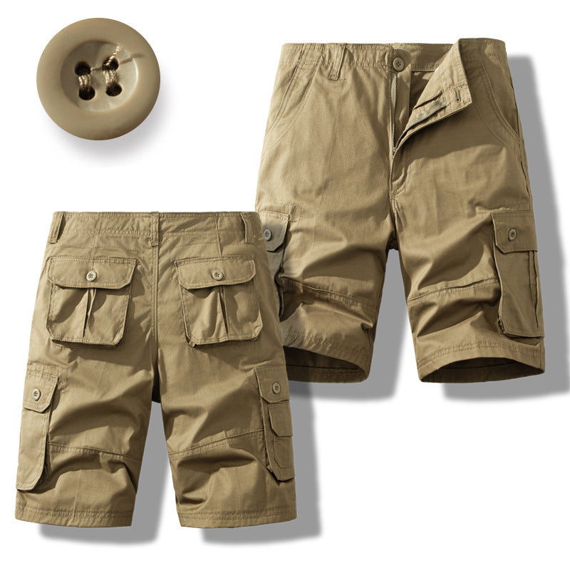 Men's Summer Cargo Shorts With Pockets