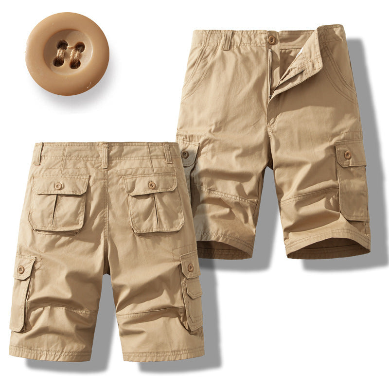 Men's Summer Cargo Shorts With Pockets