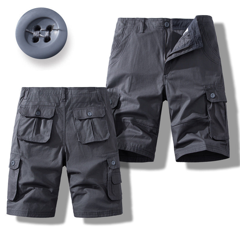 Men's Summer Cargo Shorts With Pockets