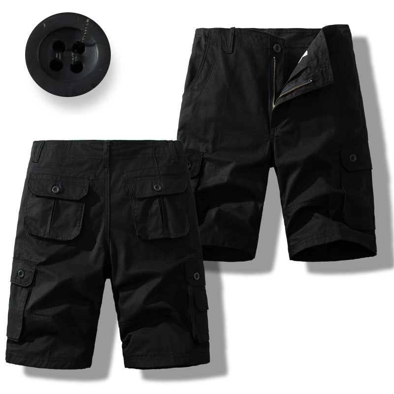 Men's Summer Cargo Shorts With Pockets