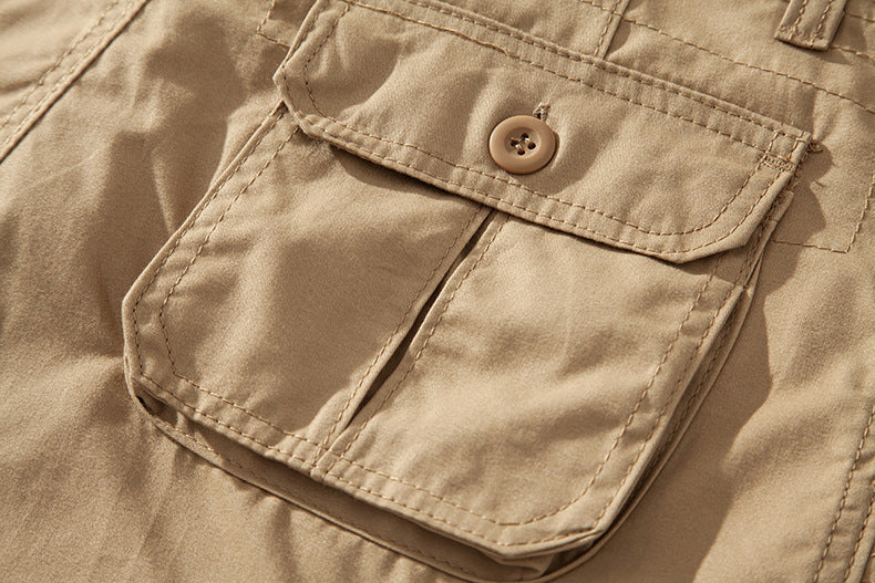 Men's Summer Cargo Shorts With Pockets