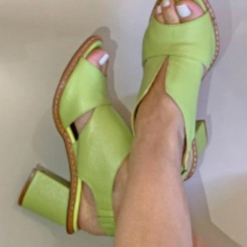 Women's Fishmouth Thick Heel Shoes