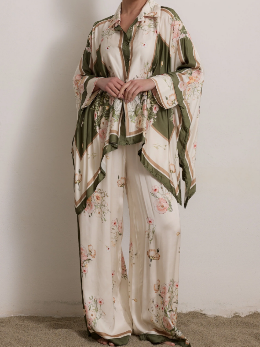 Exquisite Satin Print Set