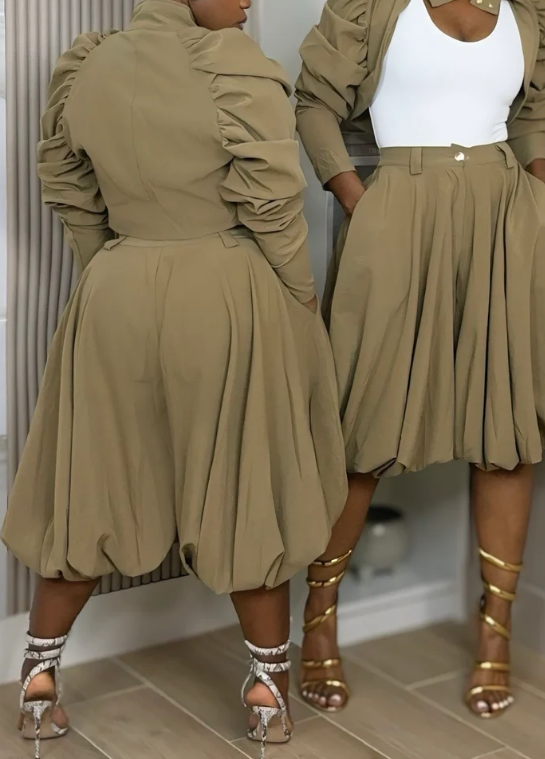 Chic Character Shorts Set