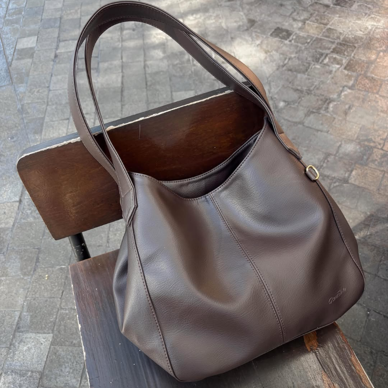 Multi-Layer Storage Daily Shoulder Bag