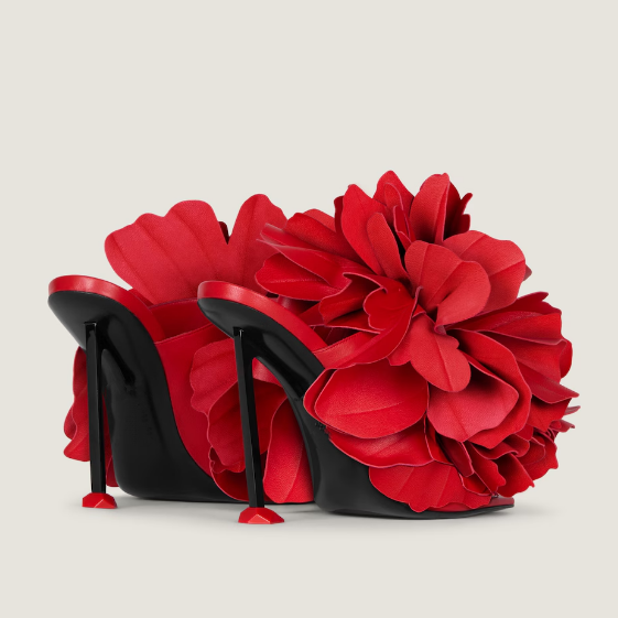 Chic Flower Mules