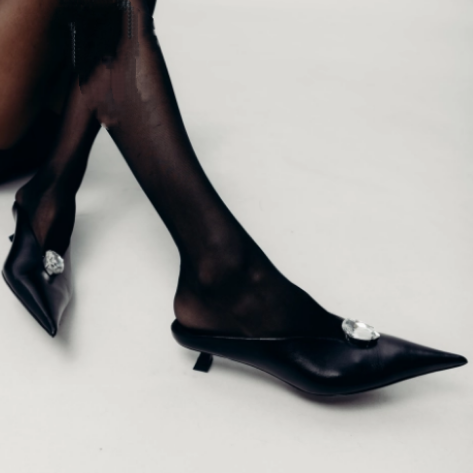 Statement Pointed Cat Heels