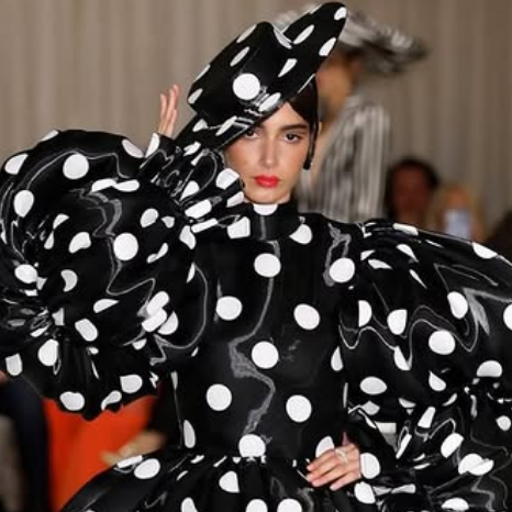 Chic Polka Dot Hat