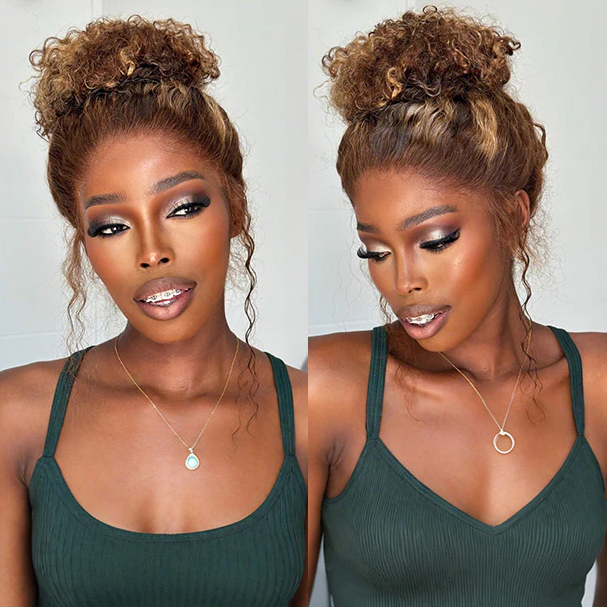 Water Wave Human Hair Wear Go Wigs Lace Frontal Wigs