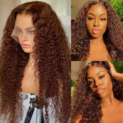 Water Wave Human Hair Wear Go Wigs Lace Frontal Wigs