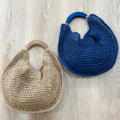 Boho Summer Straw Bag