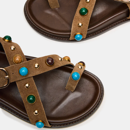 Dazzle Comfy Flat Sandals