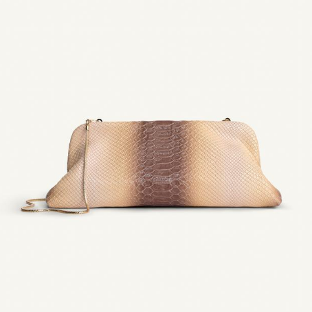 Embossed Pouch Handbag