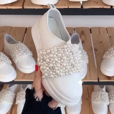 Dazzle Pearl Comfy Shoes