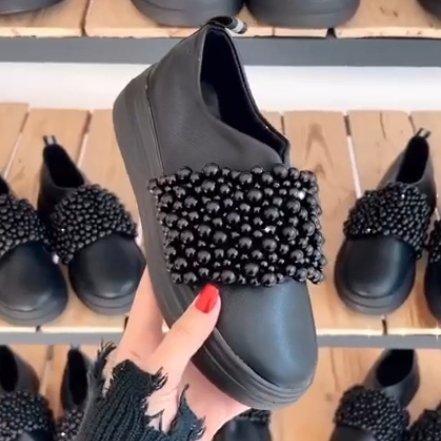 Dazzle Pearl Comfy Shoes