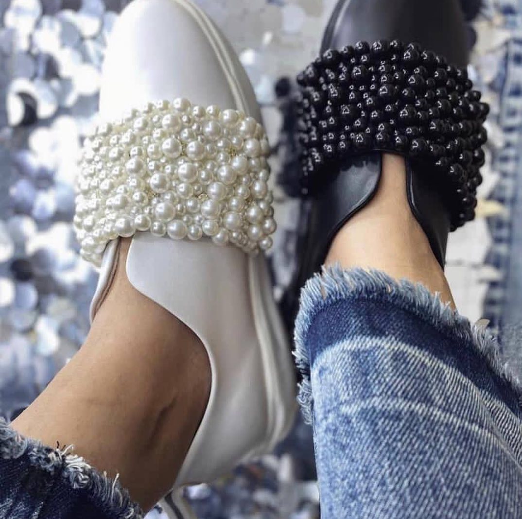 Dazzle Pearl Comfy Shoes