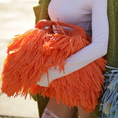 Dazzle Raffia Tote Bag