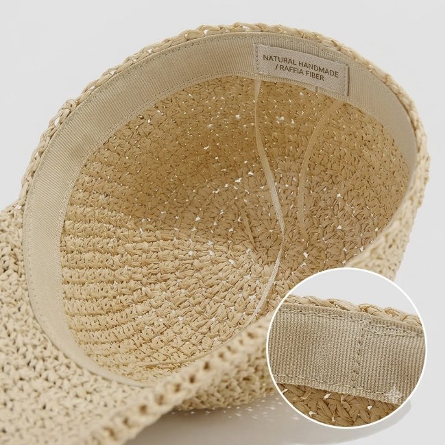 Woven Straw Baseball Cap