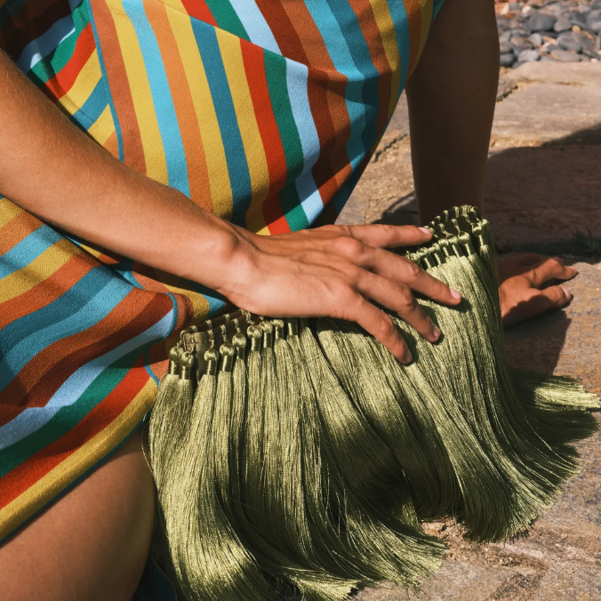 Luxury Green Clutch